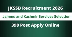 JKSSB Recruitment 2026