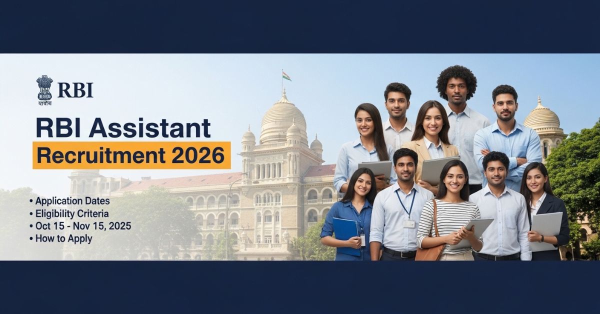 RBI Assistant Recruitment 2026