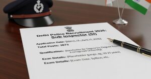 Sub Inspector SI in Delhi Police Notification 2026