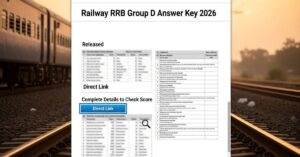 Railway RRB Group D Answer Key 2026