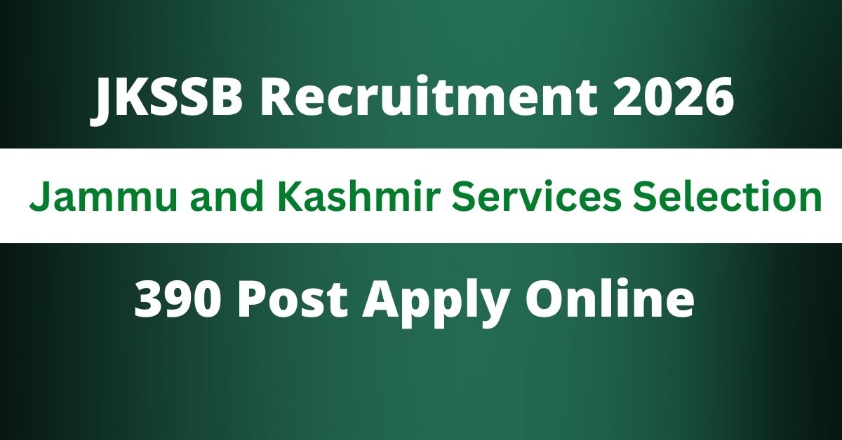 JKSSB Recruitment 2026