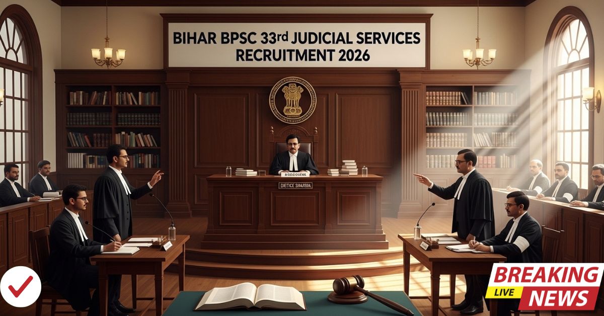 Bihar BPSC 33rd Judicial Services Recruitment 2026