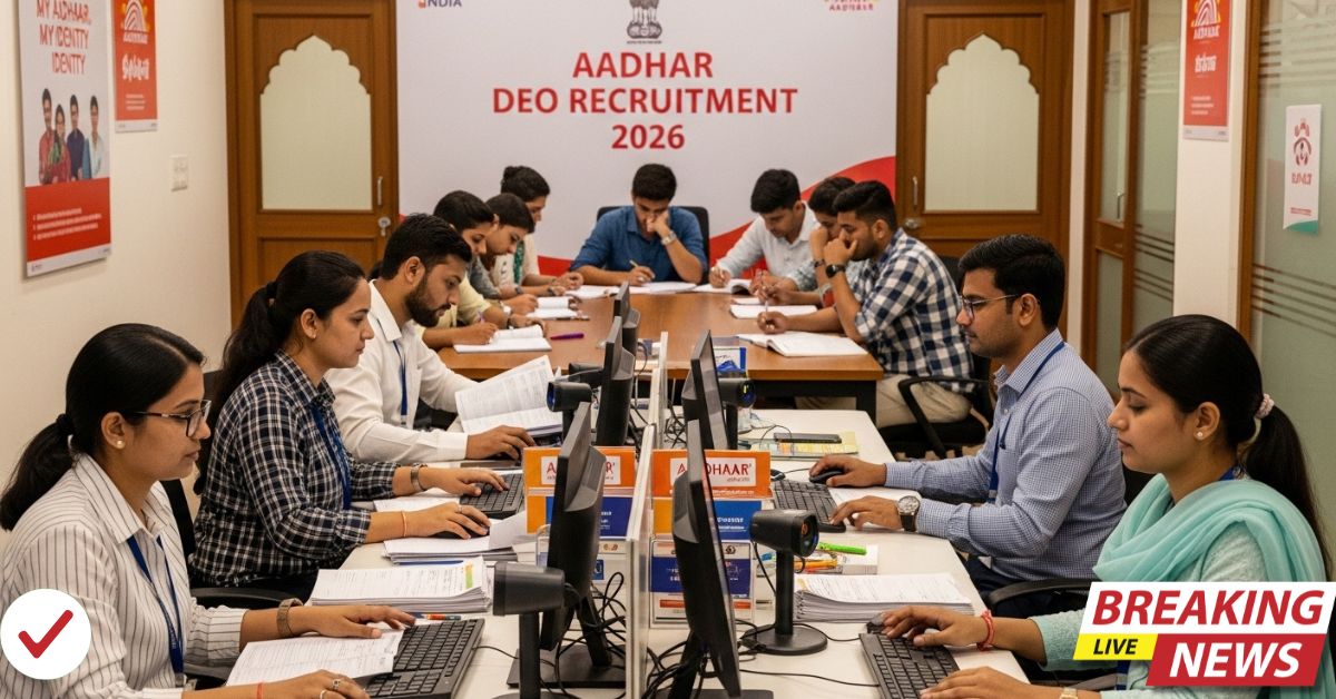 Aadhar DEO Recruitment 2026