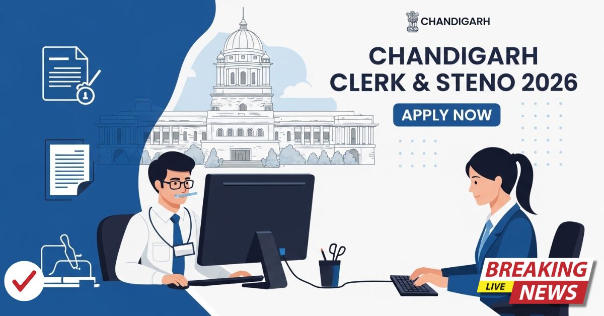 Chandigarh Clerk and Steno Typist Recruitment 2026